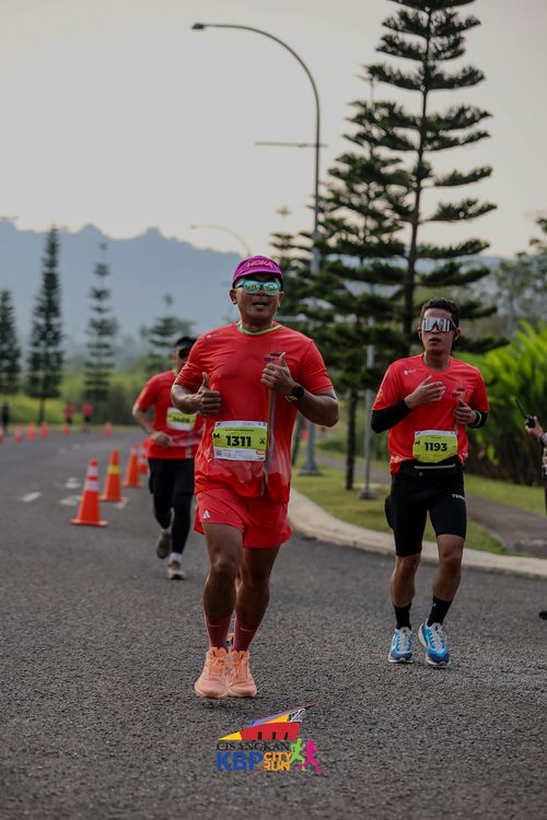 Race photo from CISANGKAN KBP CITY RUN 2025