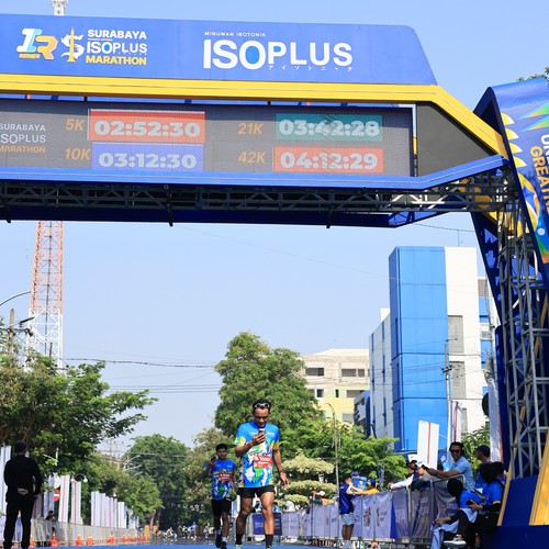 Race photo from SURABAYA ISOPLUS MARATHON 2026