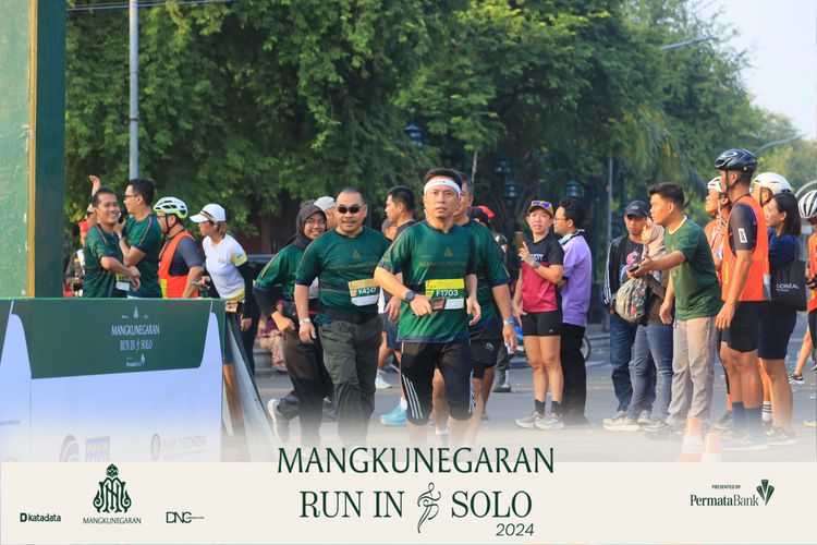 Race photo from Mangkunegaran Run 2024
