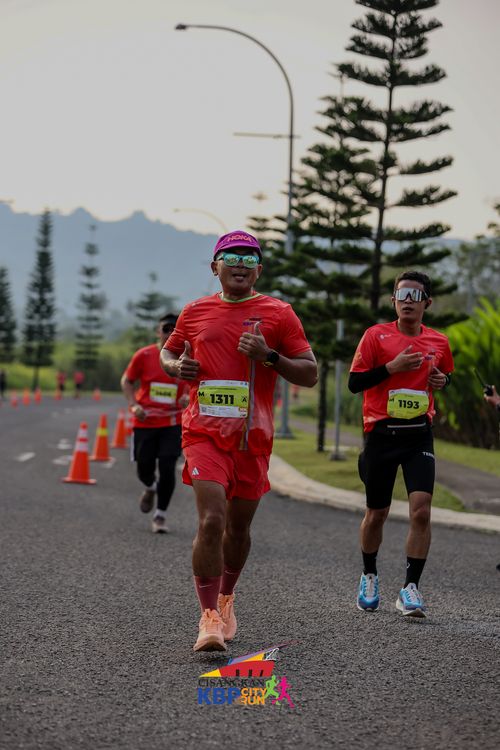 Race photo from CISANGKAN KBP CITY RUN 2025