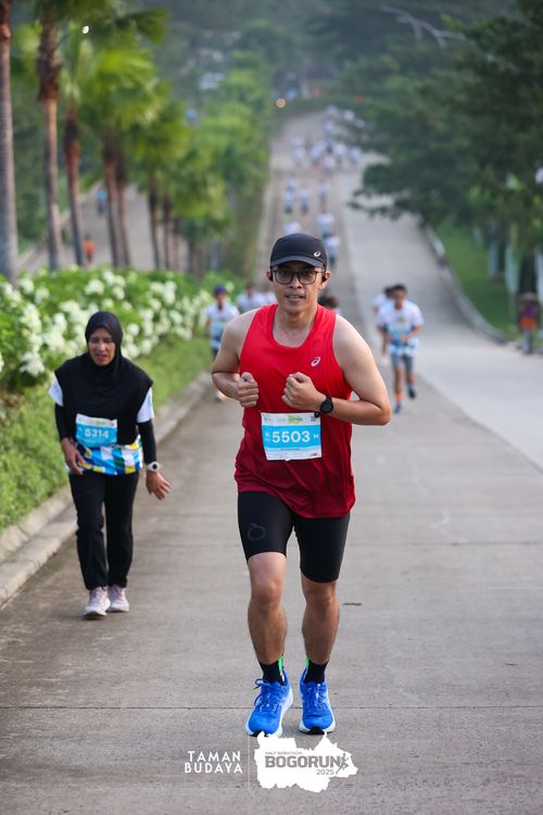 Race photo from Taman Budaya x BOGORUN 2025