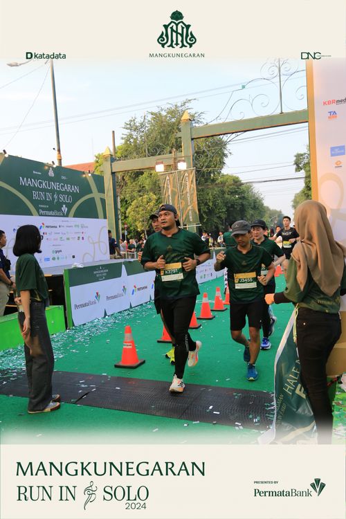 Race photo from Mangkunegaran Run 2024