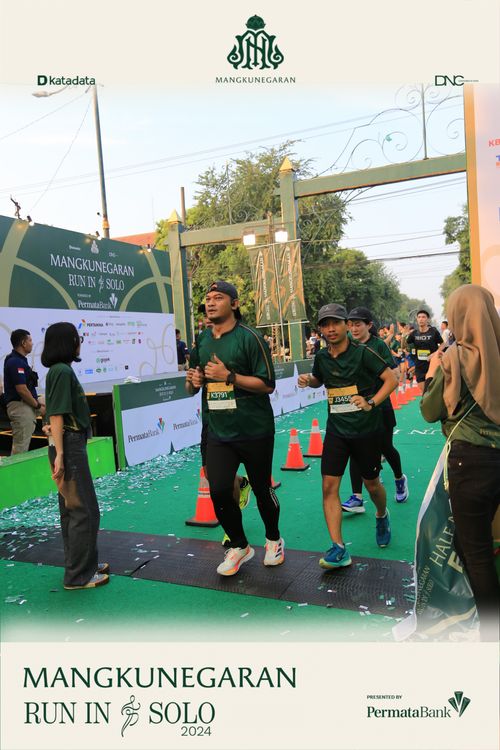 Race photo from Mangkunegaran Run 2024