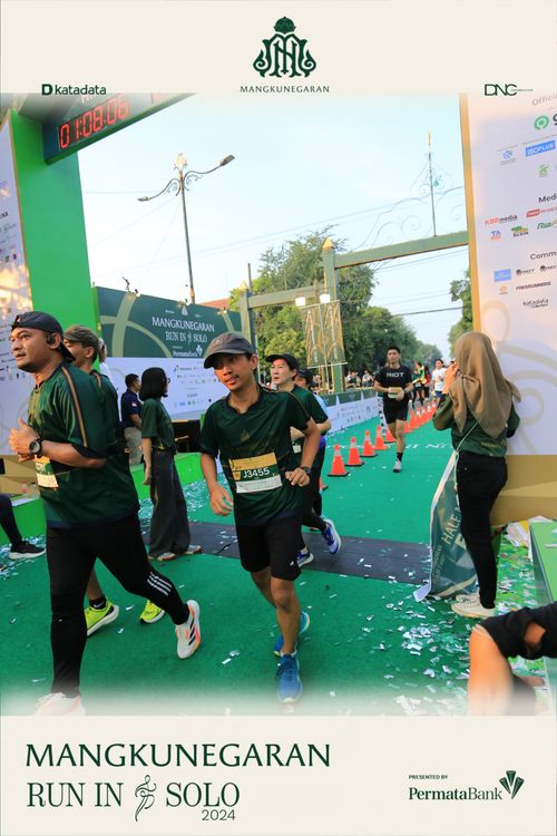 Race photo from Mangkunegaran Run 2024
