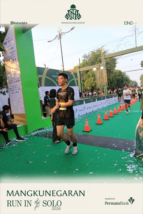 Race photo from Mangkunegaran Run 2024