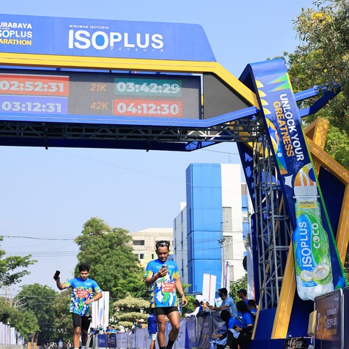 Race photo from SURABAYA ISOPLUS MARATHON 2026