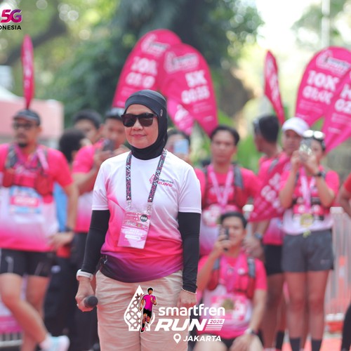 Race photo from SMARTFREN RUN 2026
