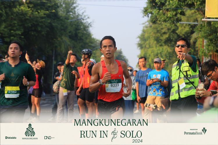 Race photo from Mangkunegaran Run 2024