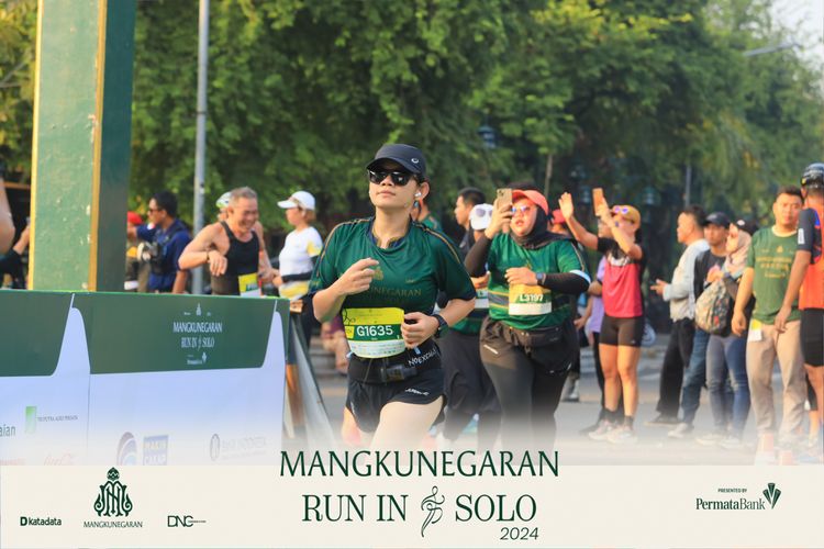 Race photo from Mangkunegaran Run 2024