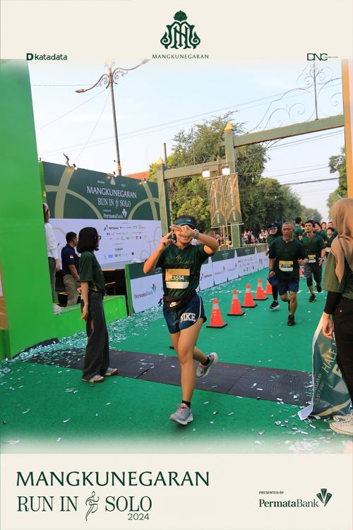Race photo from Mangkunegaran Run 2024