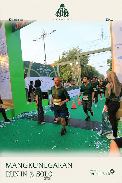 Race photo from Mangkunegaran Run 2024