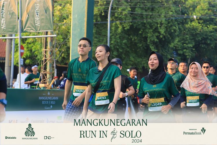 Race photo from Mangkunegaran Run 2024