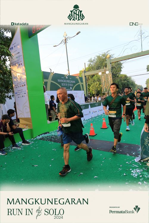 Race photo from Mangkunegaran Run 2024