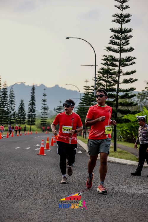 Race photo from CISANGKAN KBP CITY RUN 2025