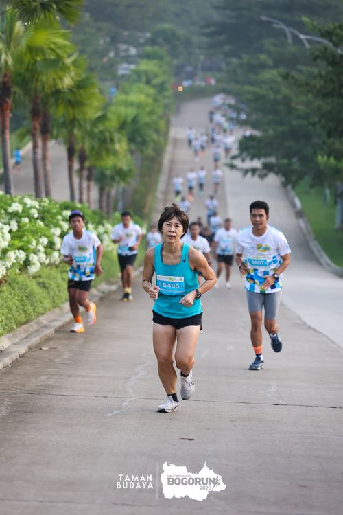 Race photo from Taman Budaya x BOGORUN 2025
