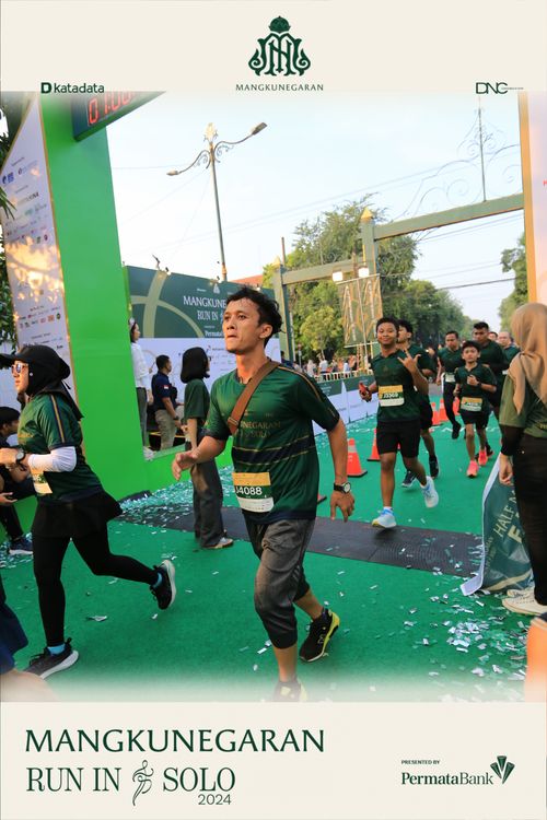 Race photo from Mangkunegaran Run 2024