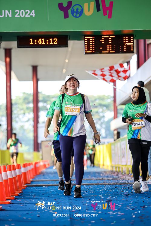 Race photo from BAF LIONS RUN 2024
