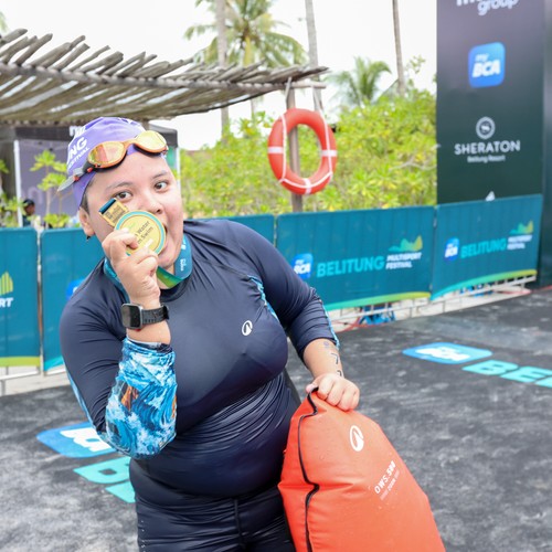 Race photo from Belitung Multisport Festival