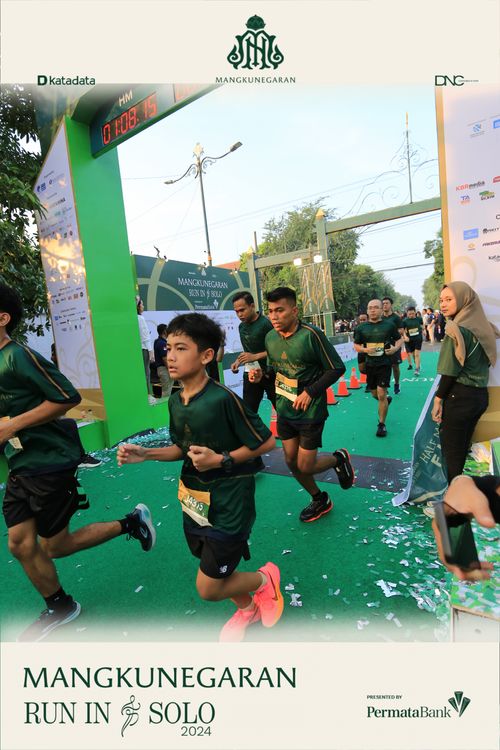 Race photo from Mangkunegaran Run 2024