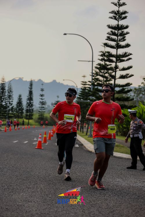 Race photo from CISANGKAN KBP CITY RUN 2025