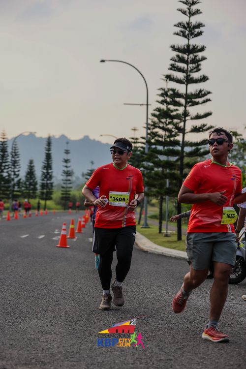Race photo from CISANGKAN KBP CITY RUN 2025