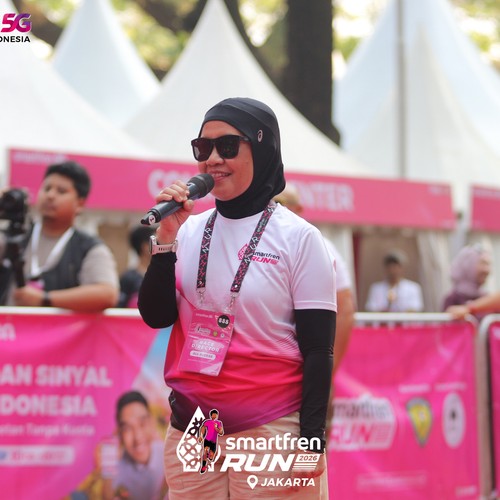 Race photo from SMARTFREN RUN 2026