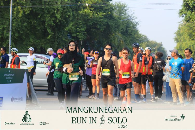 Race photo from Mangkunegaran Run 2024