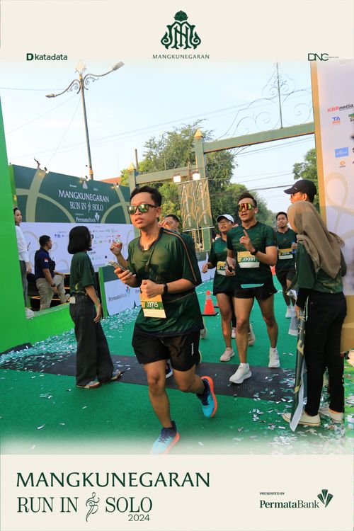 Race photo from Mangkunegaran Run 2024