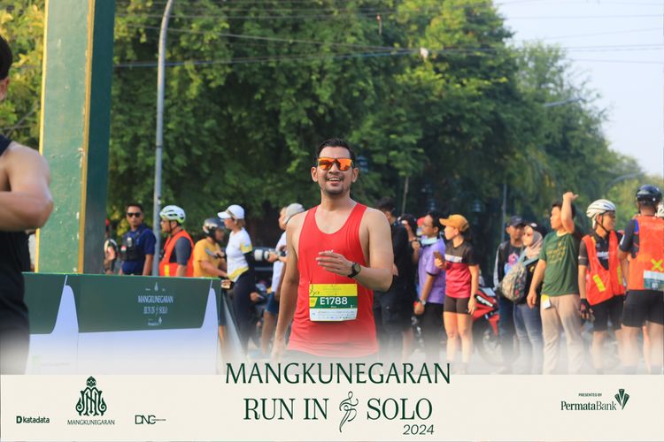 Race photo from Mangkunegaran Run 2024