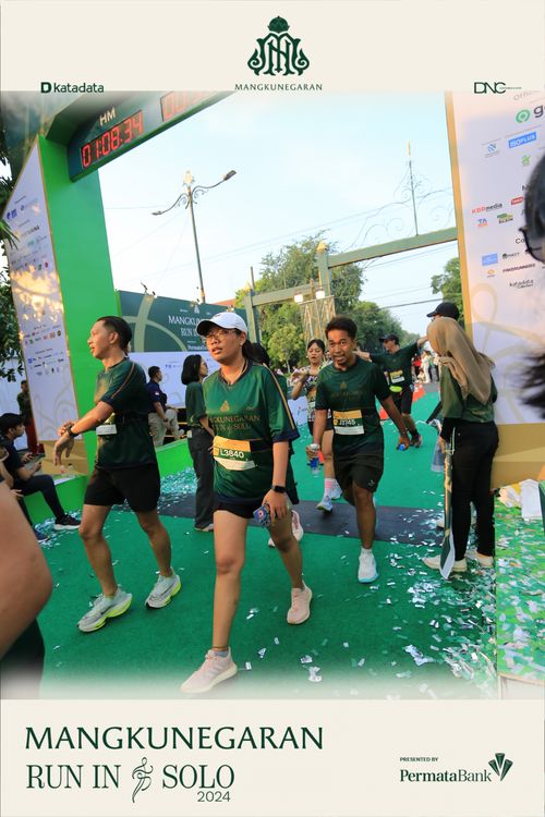 Race photo from Mangkunegaran Run 2024
