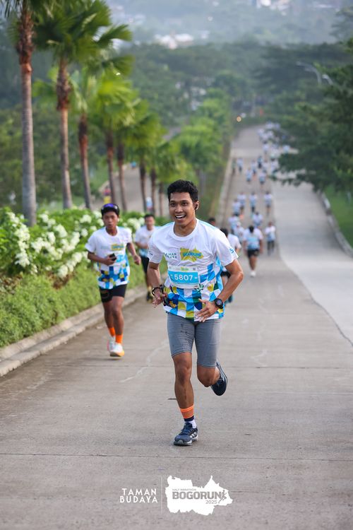 Race photo from Taman Budaya x BOGORUN 2025