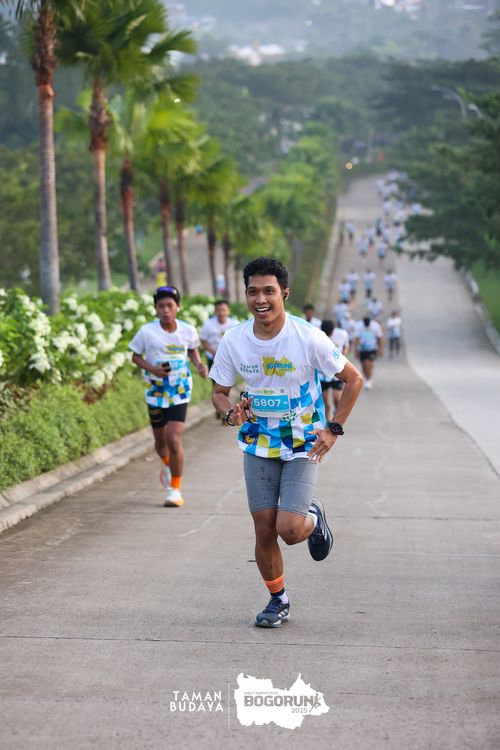 Race photo from Taman Budaya x BOGORUN 2025
