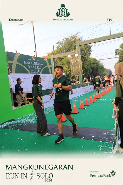 Race photo from Mangkunegaran Run 2024