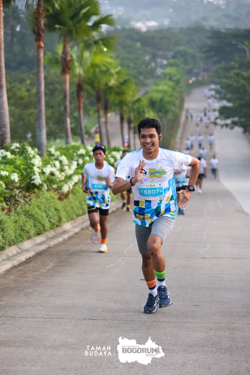 Race photo from Taman Budaya x BOGORUN 2025