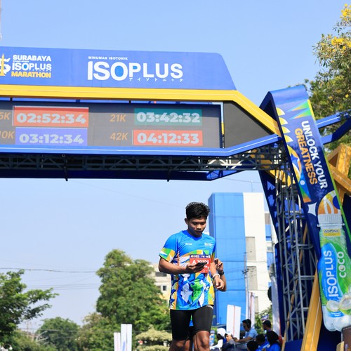 Race photo from SURABAYA ISOPLUS MARATHON 2026
