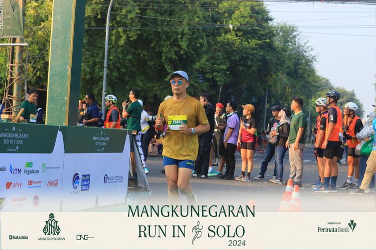 Race photo from Mangkunegaran Run 2024