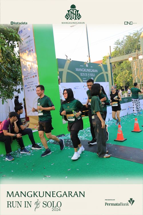 Race photo from Mangkunegaran Run 2024