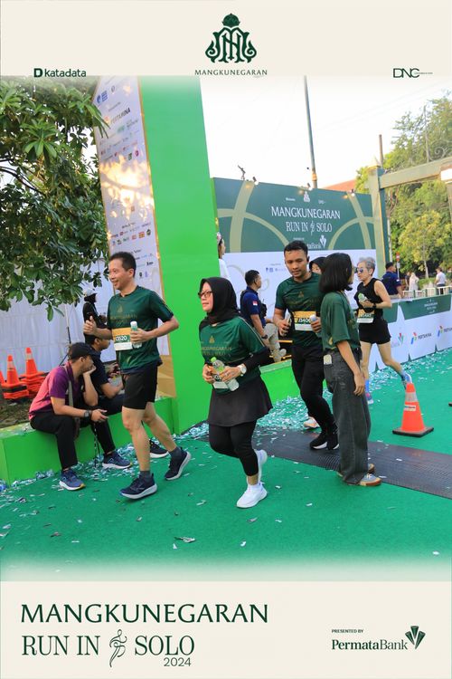 Race photo from Mangkunegaran Run 2024