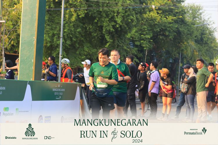 Race photo from Mangkunegaran Run 2024