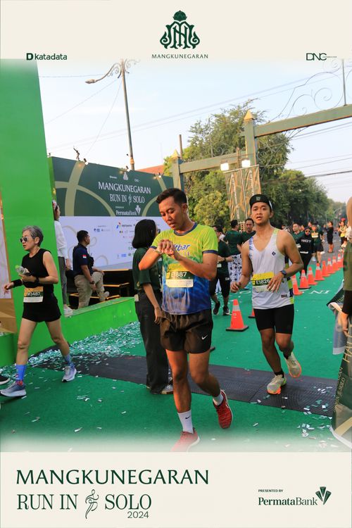 Race photo from Mangkunegaran Run 2024
