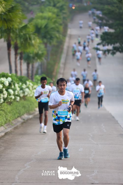 Race photo from Taman Budaya x BOGORUN 2025