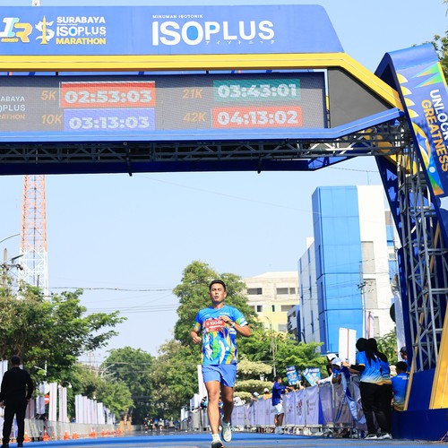 Race photo from SURABAYA ISOPLUS MARATHON 2026