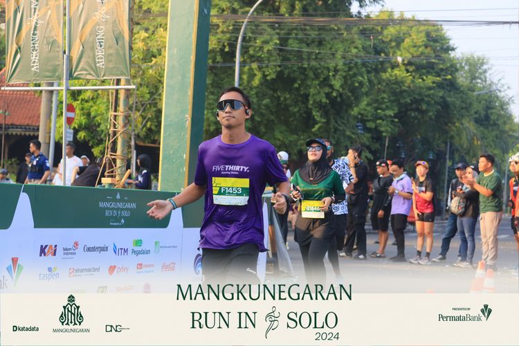 Race photo from Mangkunegaran Run 2024