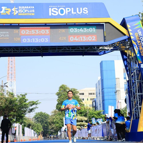 Race photo from SURABAYA ISOPLUS MARATHON 2026