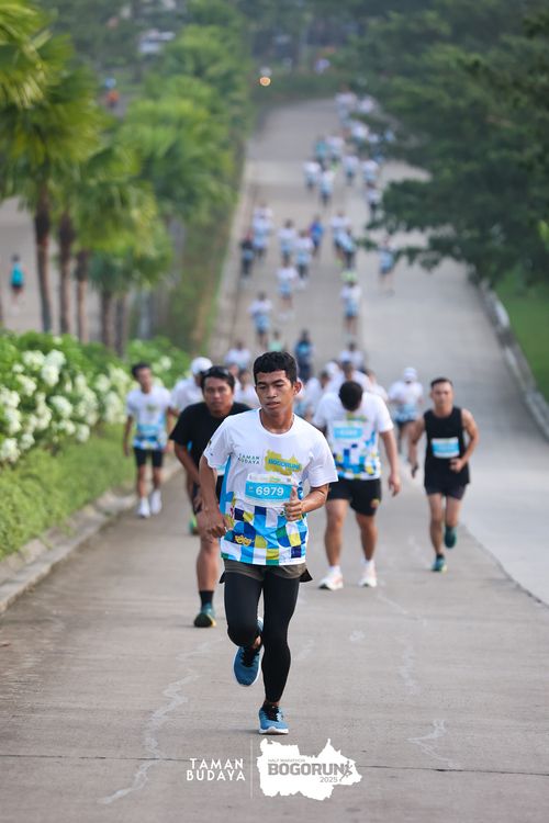 Race photo from Taman Budaya x BOGORUN 2025