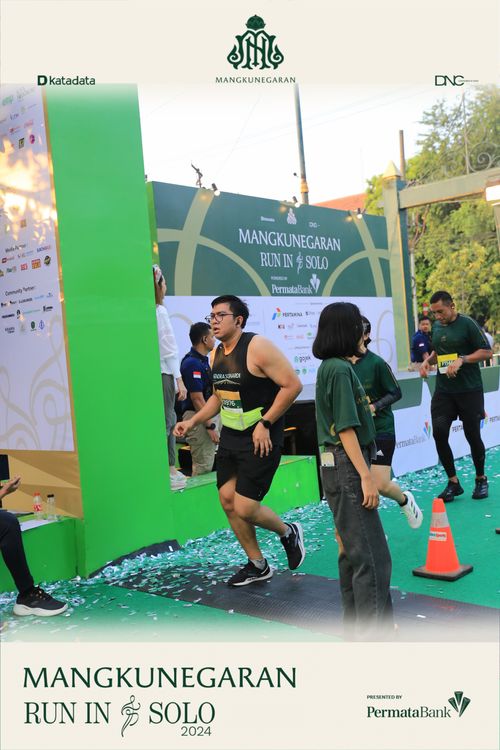 Race photo from Mangkunegaran Run 2024