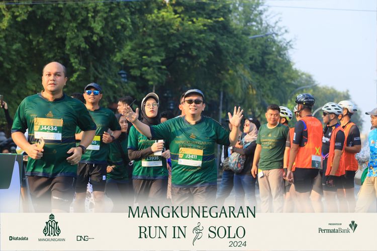 Race photo from Mangkunegaran Run 2024