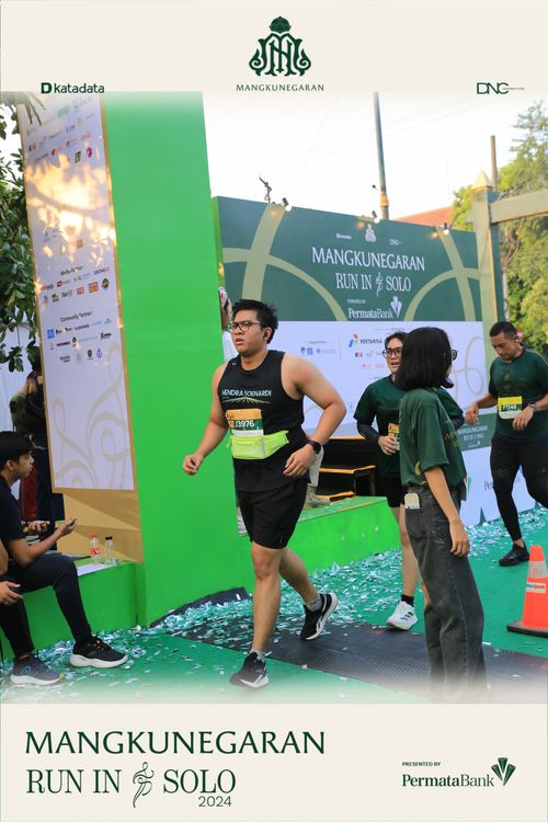 Race photo from Mangkunegaran Run 2024