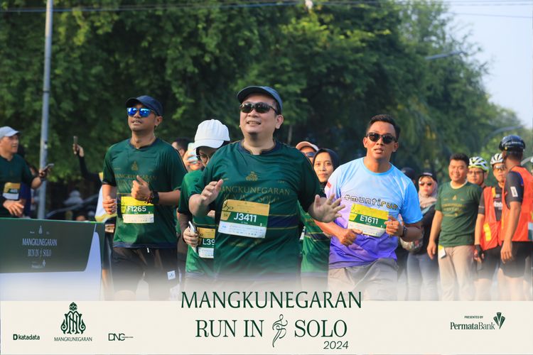 Race photo from Mangkunegaran Run 2024