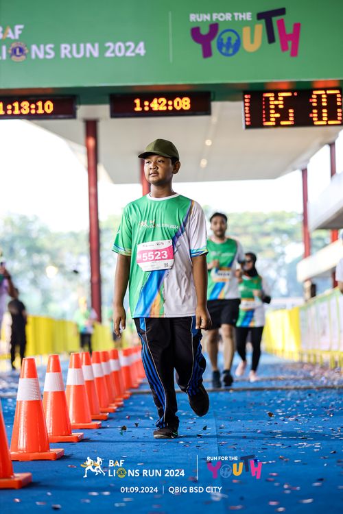 Race photo from BAF LIONS RUN 2024